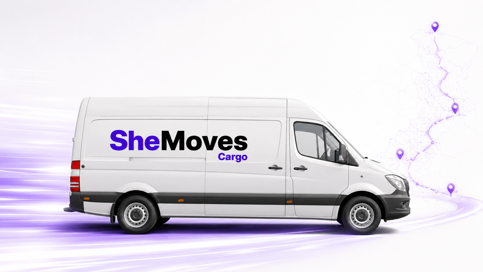 Furgón SheMoves Cargo — cobertura en todo Chile